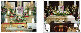 15万円プランの家族葬の例　（親族10名様）