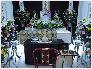 近代祭壇(家族葬向き)プラン