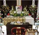 近代祭壇（家族葬向き）